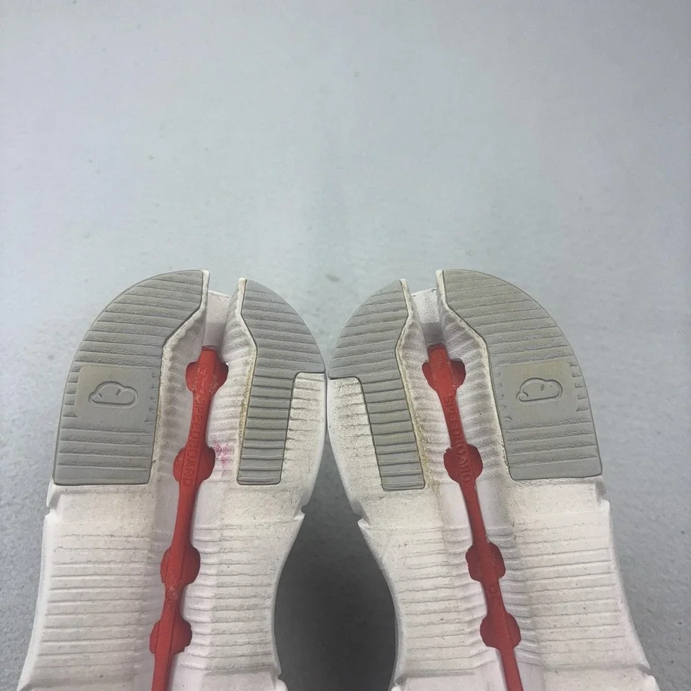 On Cloudnova Shoes Womens Size 9 White CloudTec Running Sneakers Mesh Athletic